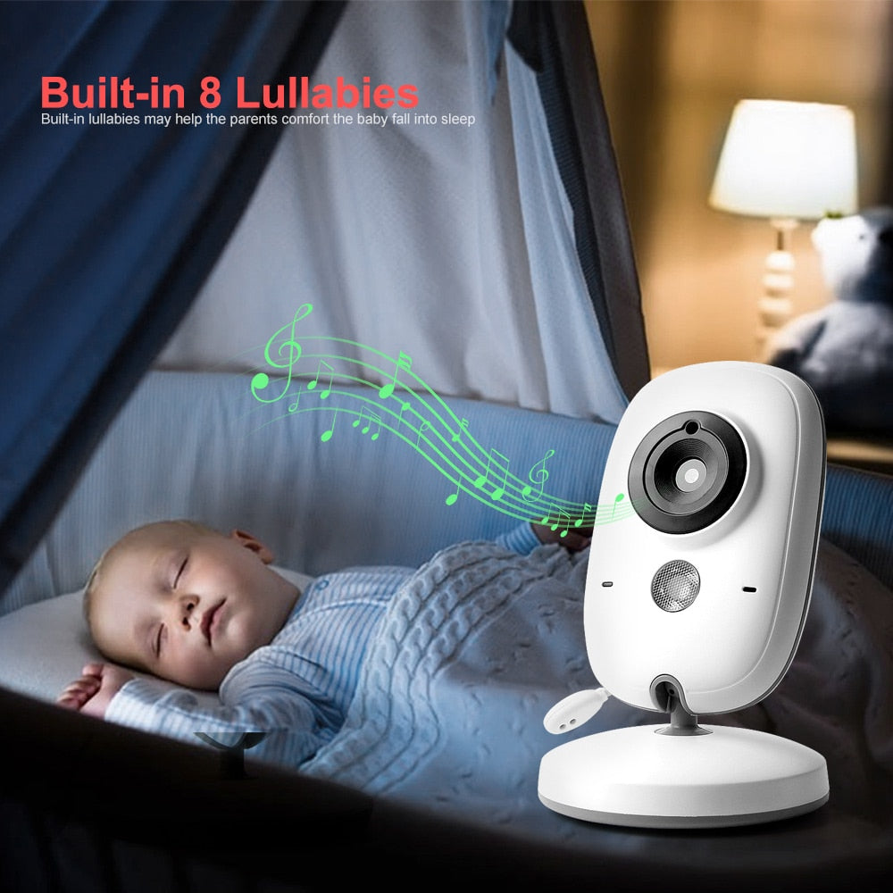 VB603 Video Security Camera Baby Monitor 2.4G Wireless and 3.2 Inches LCD 2 Way Audio / Free Shipping