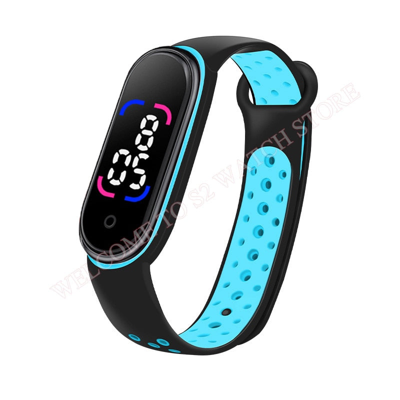 Fashion Sports Watch For Children girls/boys Waterproof Led Digital Watch Ultra-light Silicone Strap Teen Boys Girls WristWatch Unisex
