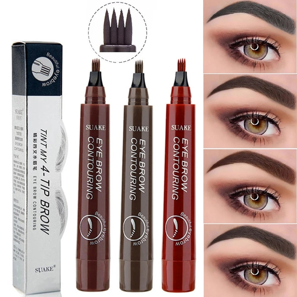 4 Point Eyebrow Liquid Pencil Waterproof - Microblade / Buy 25 get 7 FREE / Enter Code 24QZ9JA6Y2N6 / FREE Shipping