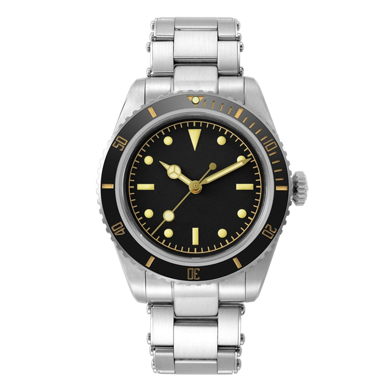 San Martin top brand Men's wrist Watch 38mm Diver 6200 Luxury Sapphire 20Bar Luminous