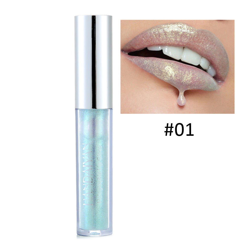 Plump Lip Gloss Waterproof Liquid Lipstick Shimmer Lip Gloss beautiful colors / FREE Shipping