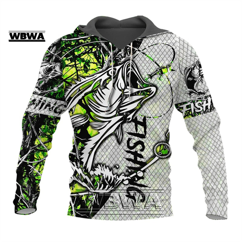 Fishing Hoodies for Women/Men of Salmon/ Bass/ Mahi and fish images / FREE shipping