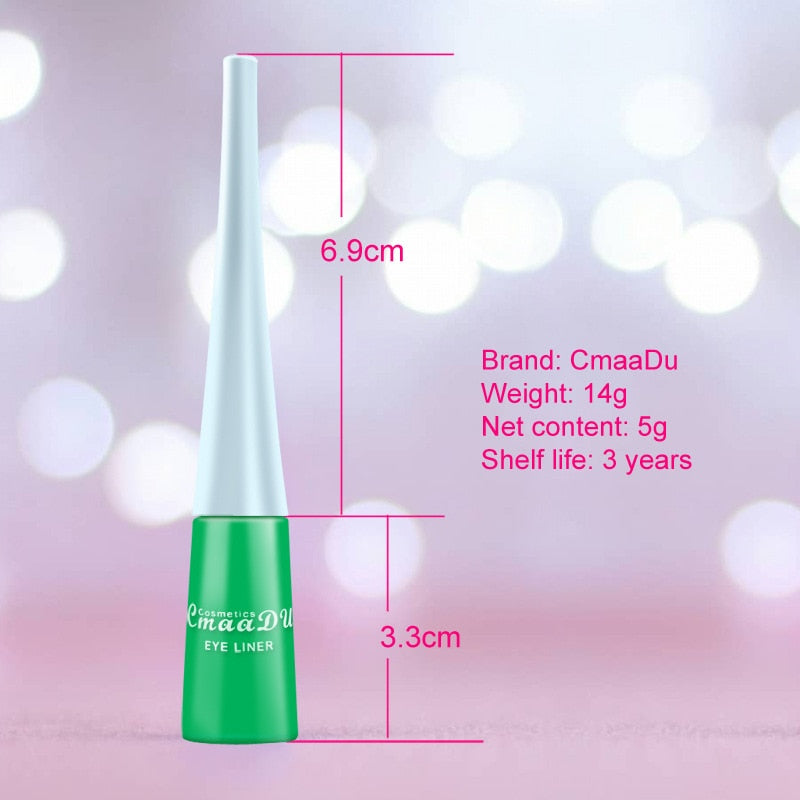 Cmaadu Cosmetics Colorful Liquid Eyeliner Waterproof Eyeliner Gel / Buy 6 get 1 FREE / Enter Code NND4EY0NDCRE / FREE Shipping