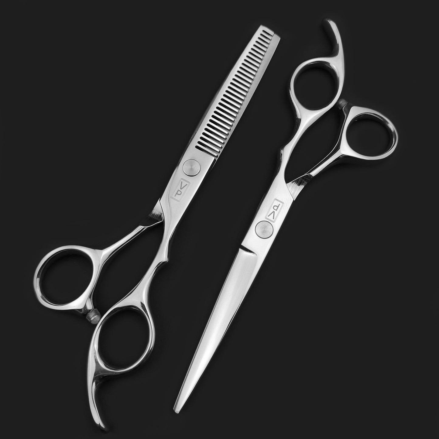 Professional Japan 440c 6 Inch Hair Scissors Set / Cutting Shears / Thinning Barber Scissors Set / Barber Hairdressing Scissors / FREE Shipping