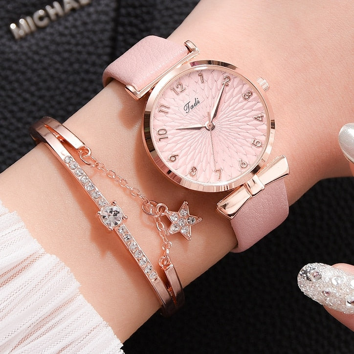 Elegant Bracelet and LVPAI Watch For Women / quartz / enter discount code RPHKSPFPJRSN Buy 1 get 1 FREE / FREE Shipping