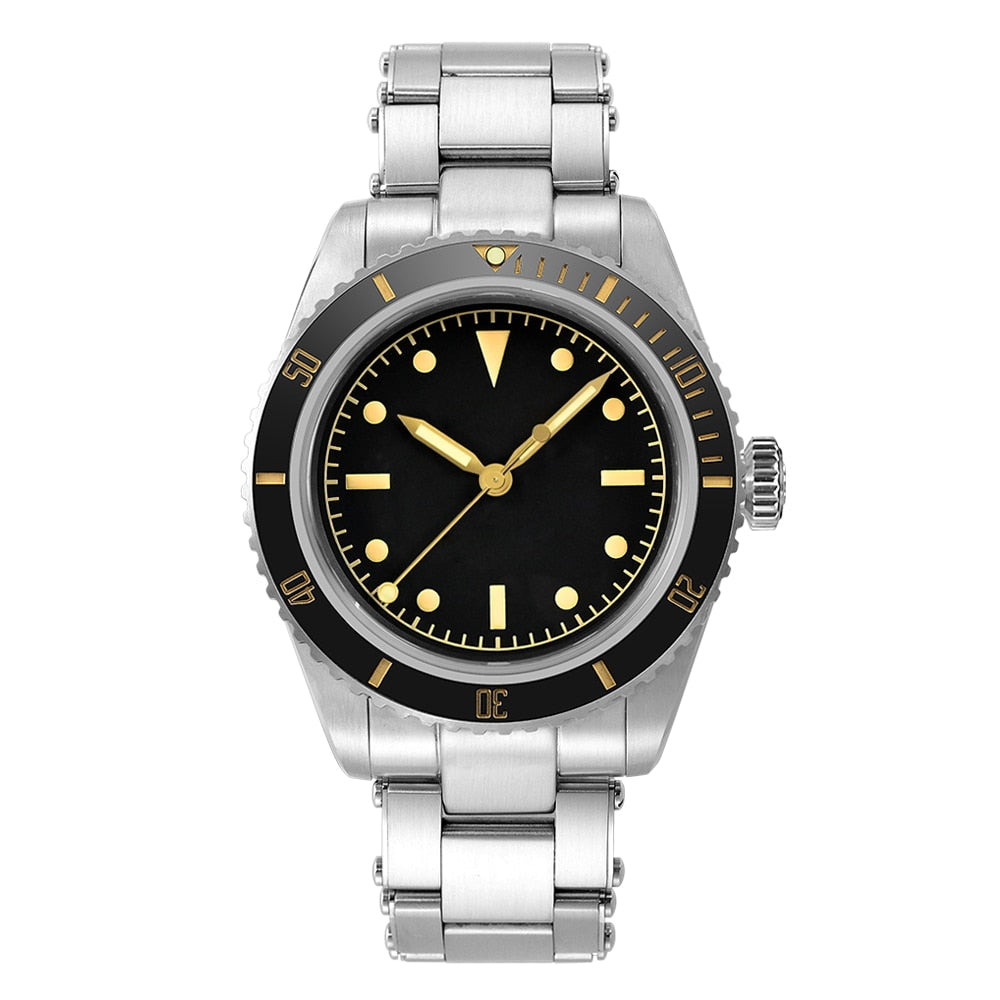 San Martin top brand Men's wrist Watch 38mm Diver 6200 Luxury Sapphire 20Bar Luminous