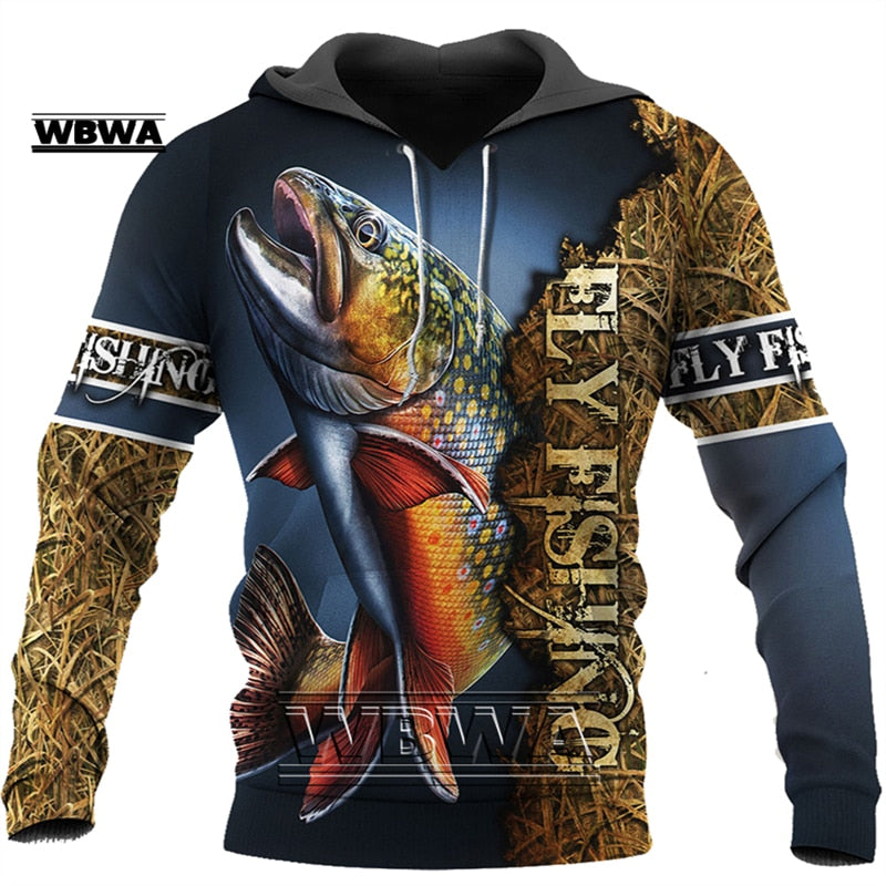 Fishing Hoodies for Women/Men of Salmon/ Bass/ Mahi and fish images / FREE shipping