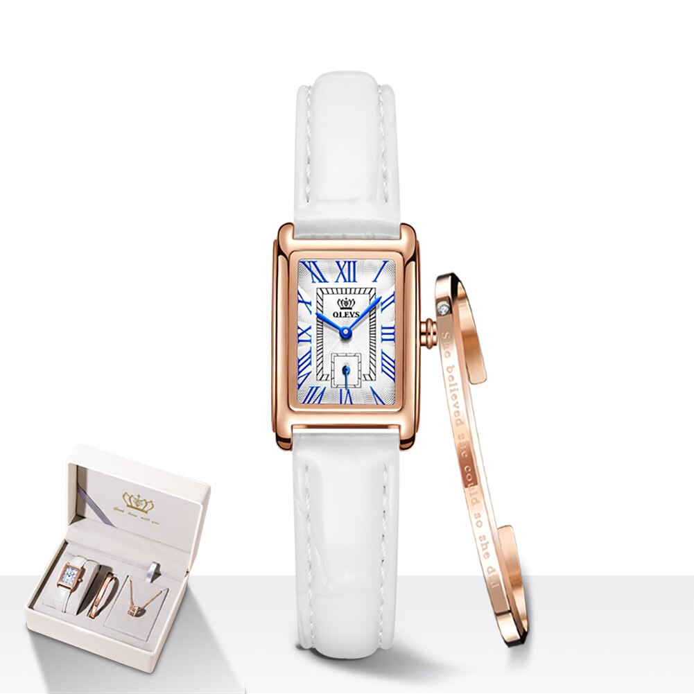 OLEVS elegant Top Luxury Brand Watch for Women / Red Quartz / Waterproof