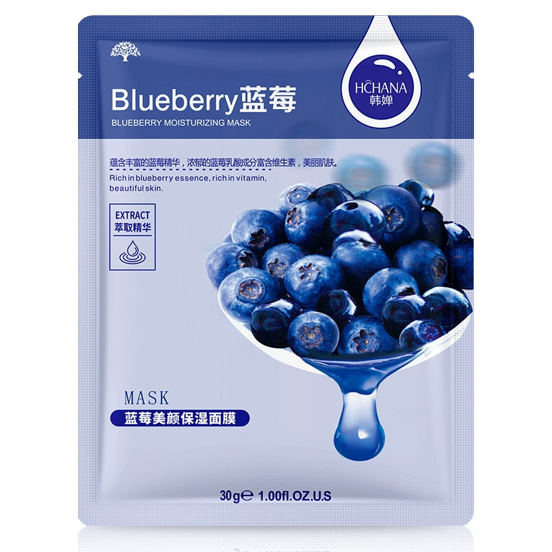 Skin Care Natural Fruit Plant Facial Mask Moisturizing / Oil-Control - Fruit Face Mask / FREE shipping