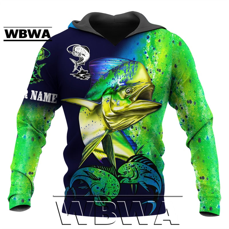 Fishing Hoodies for Women/Men of Salmon/ Bass/ Mahi and fish images / FREE shipping