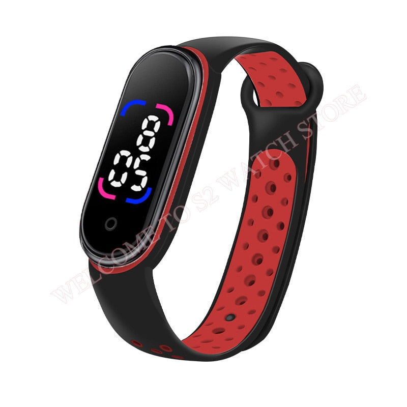 Fashion Sports Watch For Children girls/boys Waterproof Led Digital Watch Ultra-light Silicone Strap Teen Boys Girls WristWatch Unisex