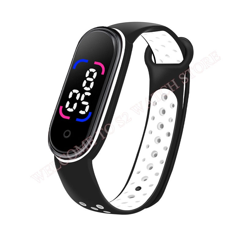 Fashion Sports Watch For Children girls/boys Waterproof Led Digital Watch Ultra-light Silicone Strap Teen Boys Girls WristWatch Unisex