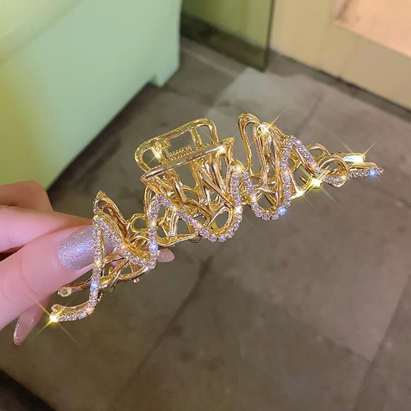 AWAYTR custom Rhinestone Metal Hair Claw Crab Clip / Free Shipping