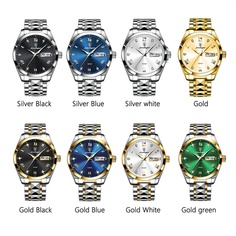POEDAGAR 5027 Men's Sport Watch with Date/Clock/luminous dial/FREE Shipping
