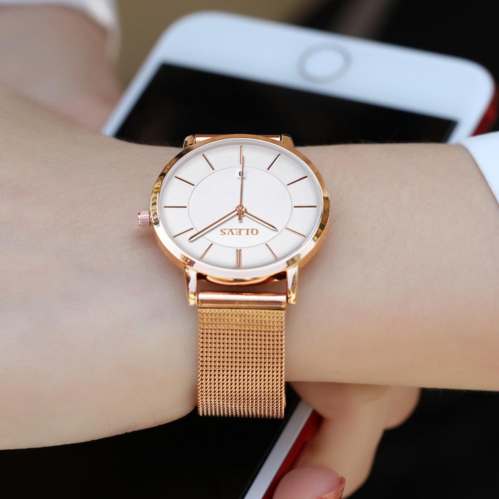 OLEVS beautiful Rose gold Wrist Watch for Women, enter discount code 40WG608Z0TYR Buy 1 get 1 FREE / FREE Shipping