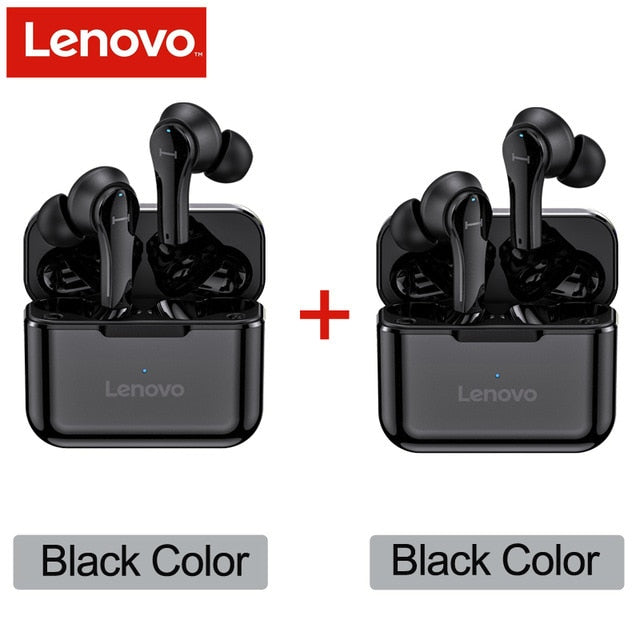 Lenovo QT82 Ture Wireless Touch Control Bluetooth Earphones Stereo HD / FREE Shipping