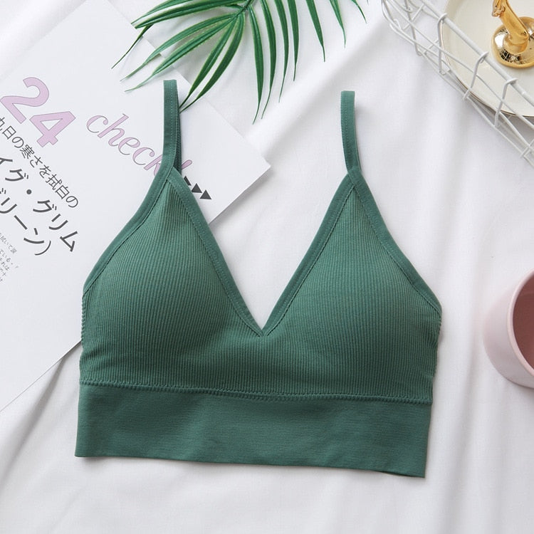Ladies sexy Sport Tube Top Streetwear Seamless Tee Bra / enter Discount Code NMN8K5YN3XE0 BUY 4 get 1 FREE / FREE Shipping