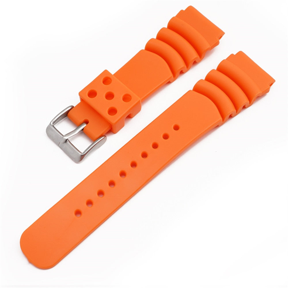 20mm 22mm 24mm Diving Watch Straps for Seiko or Casio / FREE Shipping