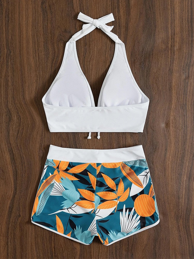 New High Waist Sexy Swimsuit for Women casual beach wear custom prints / FREE Shipping