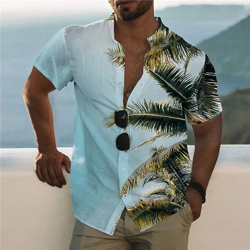 Men's Hawaiian Beach Shirts 3d Print designs comfortable material / FREE Shipping