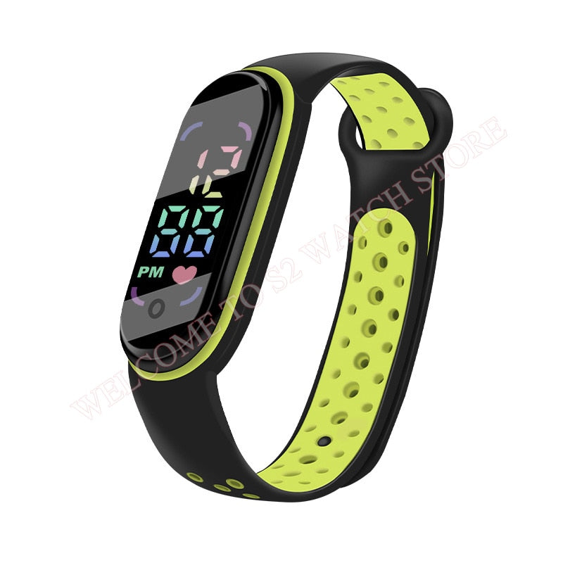 Fashion Sports Watch For Children girls/boys Waterproof Led Digital Watch Ultra-light Silicone Strap Teen Boys Girls WristWatch Unisex