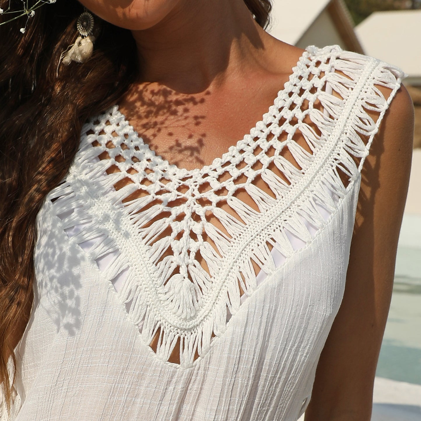 Beach Dress/light Robe for Women custom knit design / FREE shipping