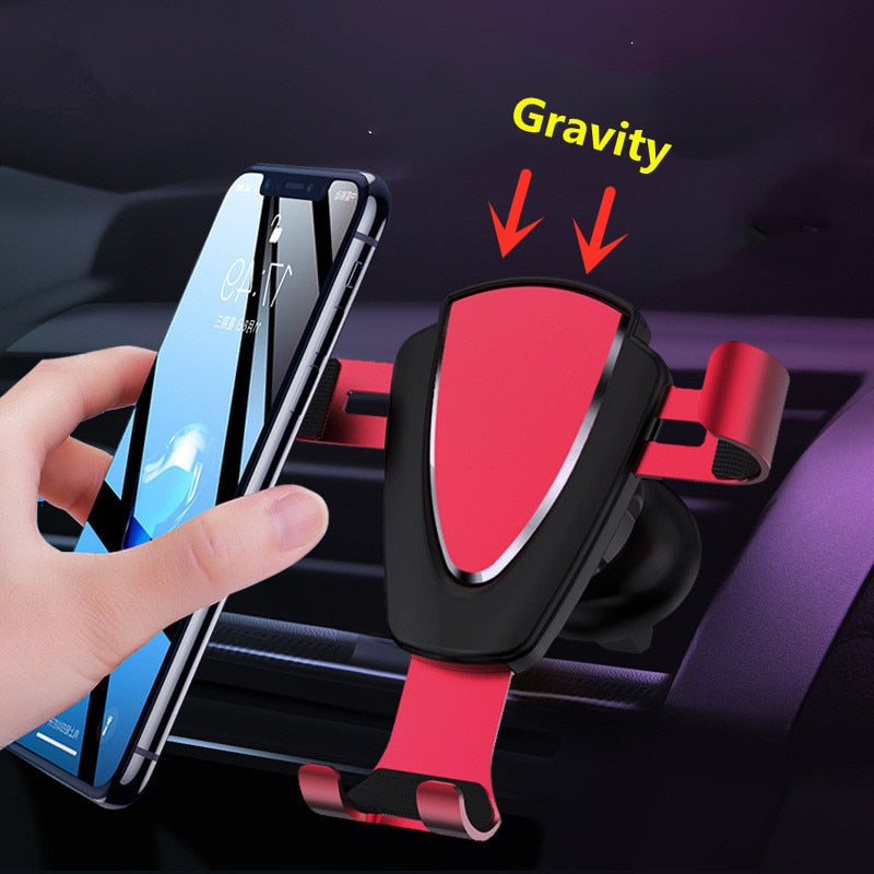 Gravity Car Holder For Smartphone Air Vent Clip Mount Mobile Stand / Free Shipping