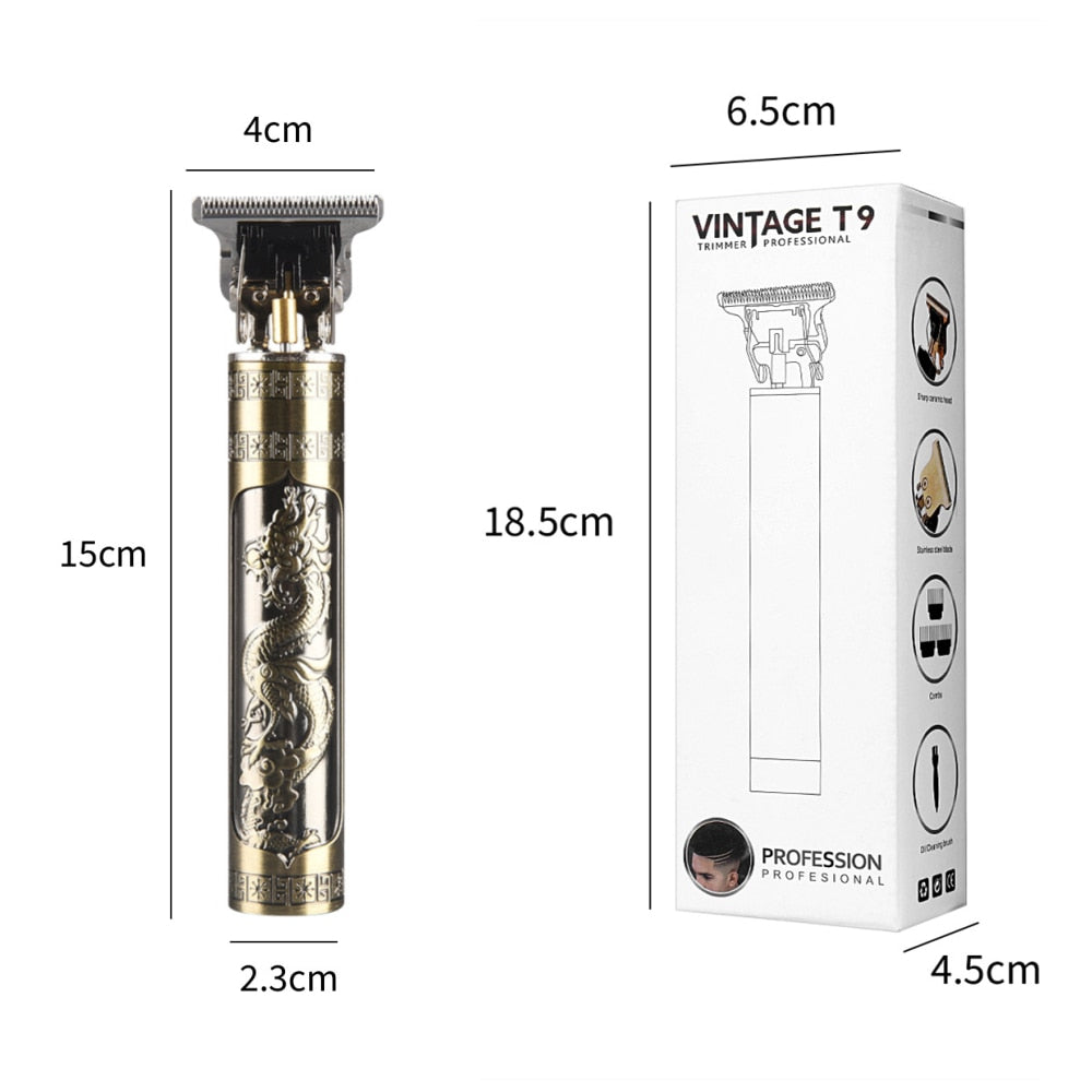 Barber Retro T9 Hair Trimmer for Men / Clipper great for Beards / FREE Shipping