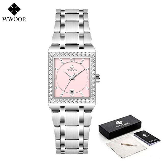 WwOOR beautiful Gold 8858 Watches for Women / enter discount code 8DHRGX9DAJT2 Buy 1 get 1 FREE / FREE Shipping