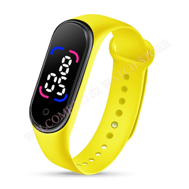 Fashion Sports Watch For Children girls/boys Waterproof Led Digital Watch Ultra-light Silicone Strap Teen Boys Girls WristWatch Unisex