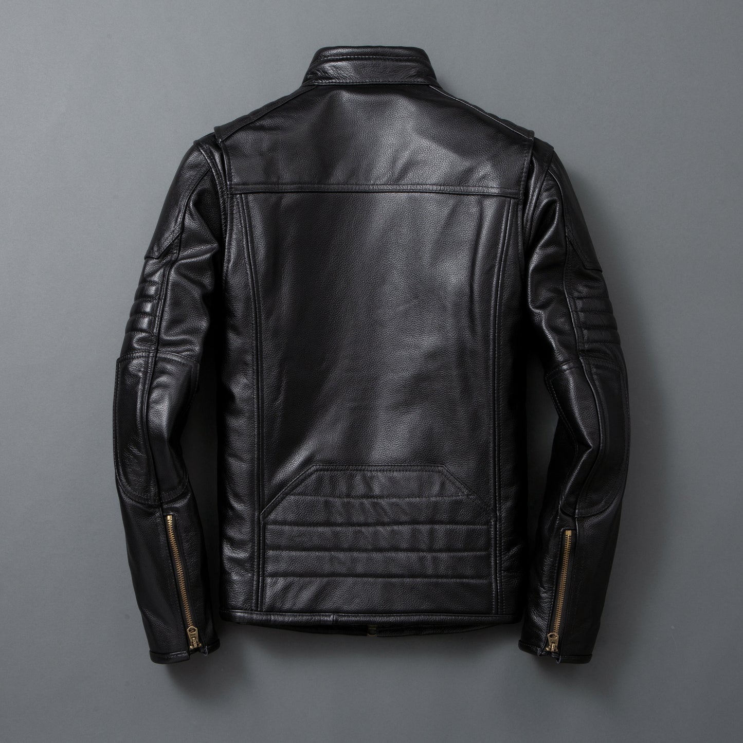 Men's Motorcycle Causal Vintage Leather Jacket comfortable - Cowhide Leather / FREE Shipping - tracking available
