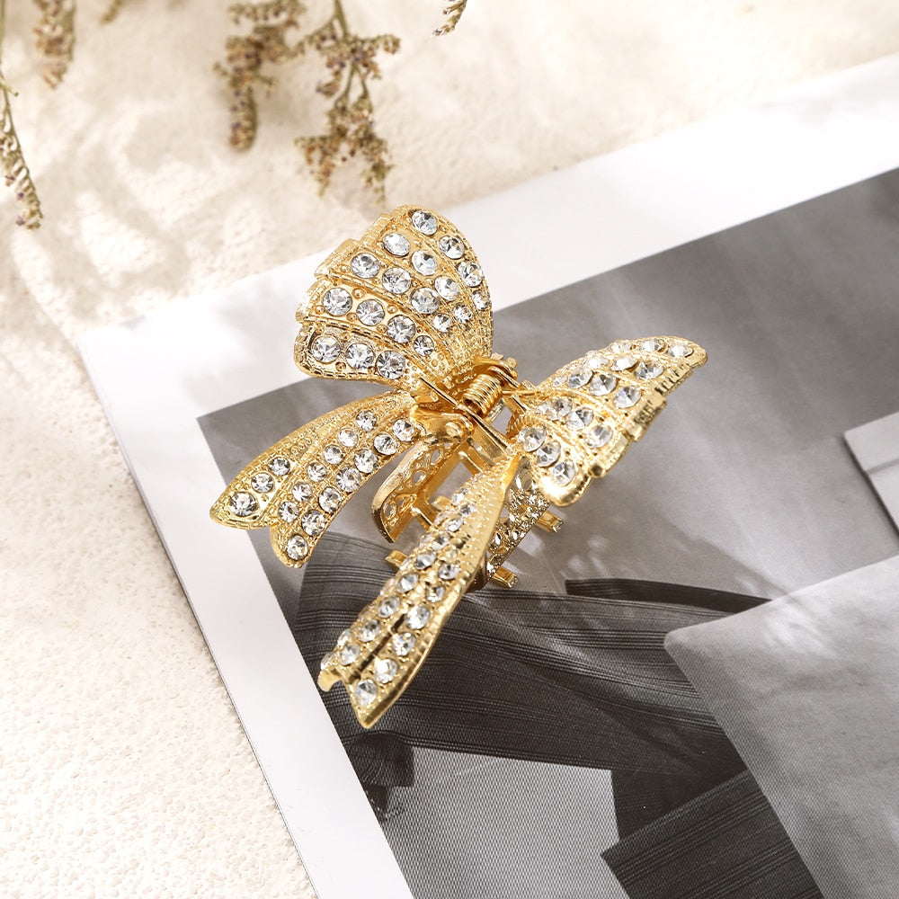 AWAYTR custom Rhinestone Metal Hair Claw Crab Clip / Free Shipping