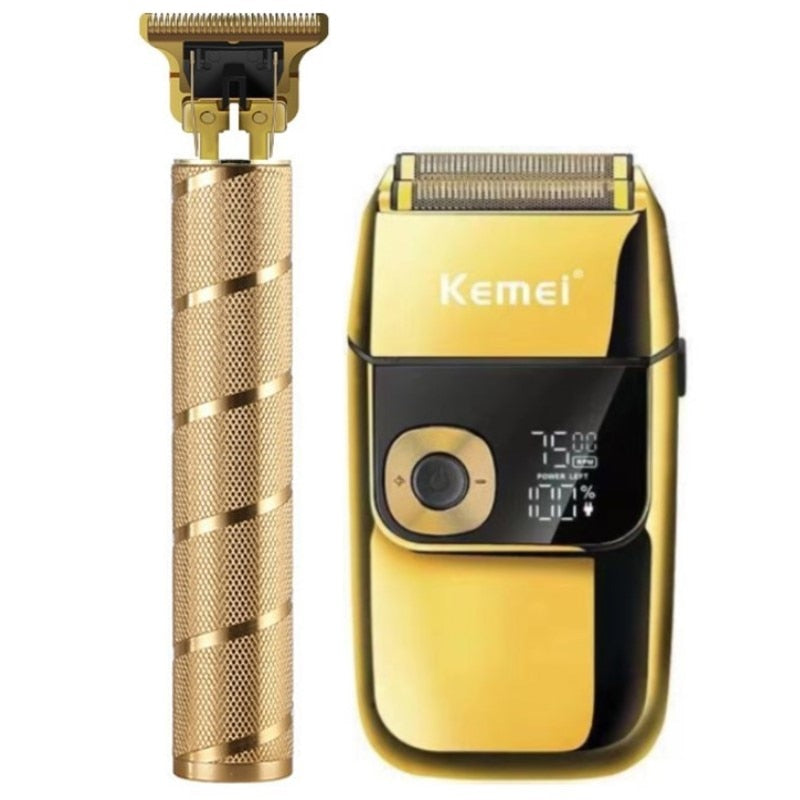 Kemei Professional 3-piece Combo set USB Charger / Trimmer, Cutter, electric shaver for men / FREE Shipping