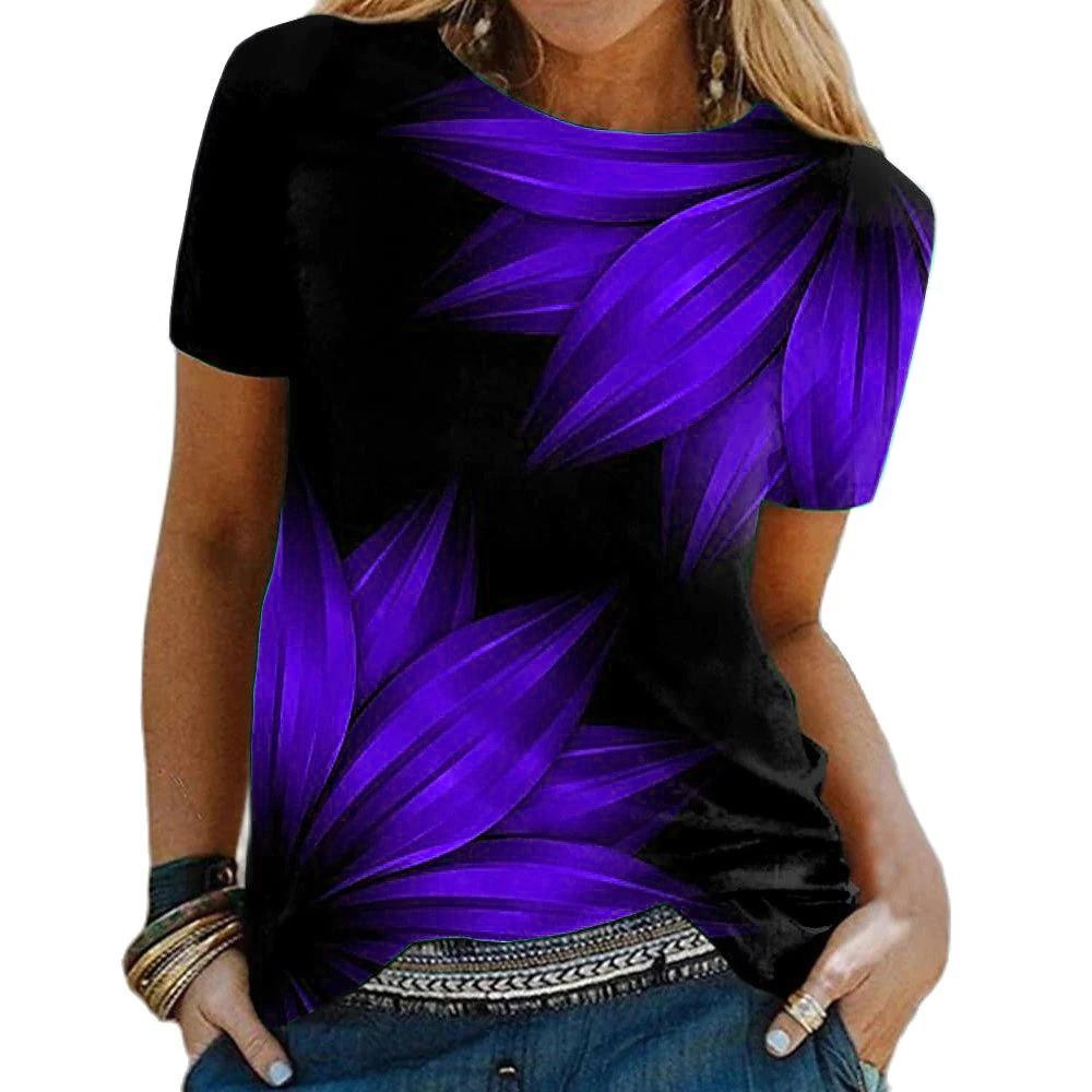 Ladies blouses beautiful floral / artistic designs comfortable top / enter Discount Code HAX0Y7AC7J18 BUY 4 get 1 FREE / FREE Shipping