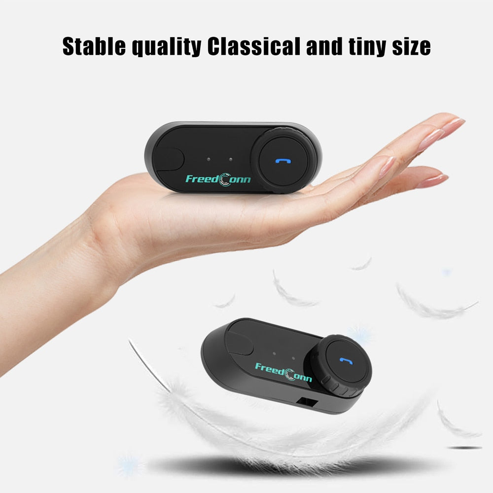 FreedConn Bluetooth Motorcycle Intercom Helmet Headset Headphone FM Music/ FREE Shipping