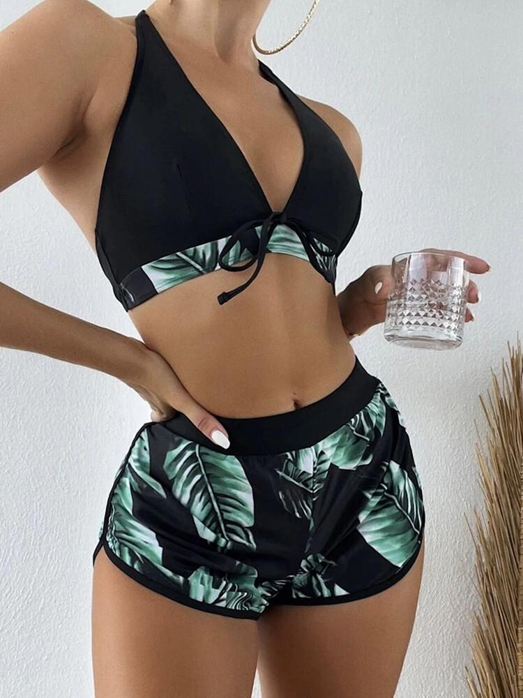 New High Waist Sexy Swimsuit for Women casual beach wear custom prints / FREE Shipping
