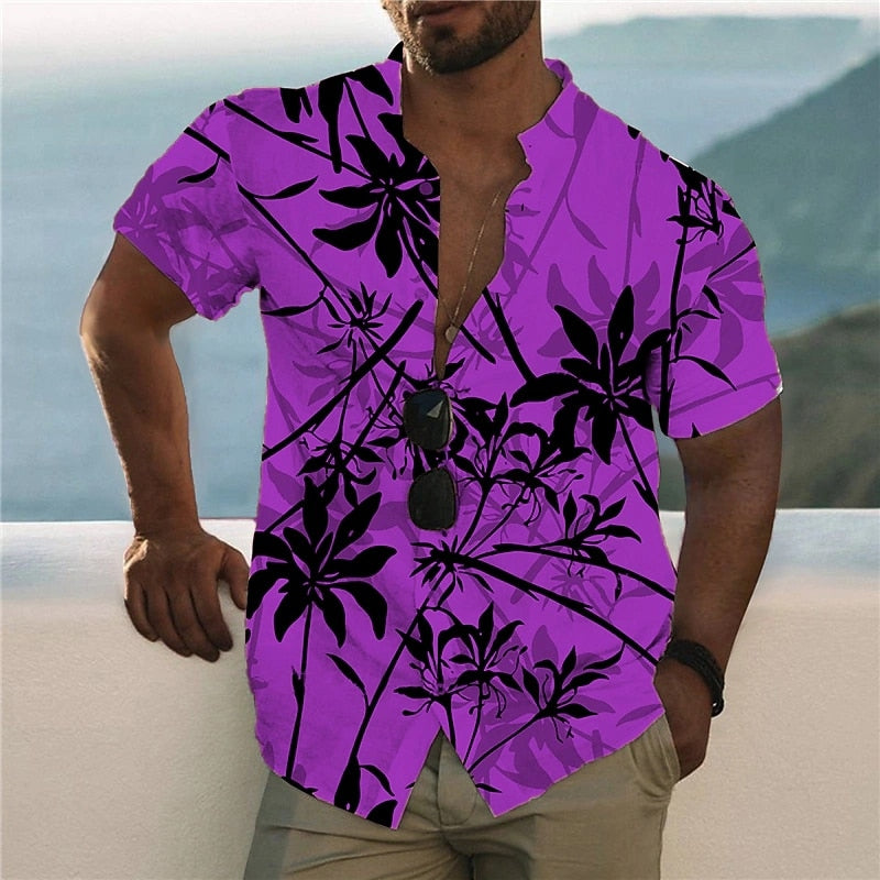 Men's Hawaiian Beach Shirts 3d Print designs comfortable material / FREE Shipping