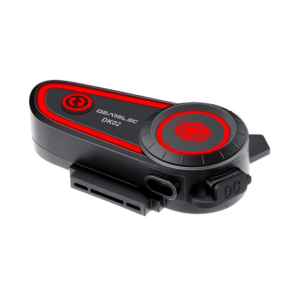 GEARELEC DK02 Motorcycle Helmet Headset Stereo Bluetooth Hands Free Call - IPX7 / Free Shipping