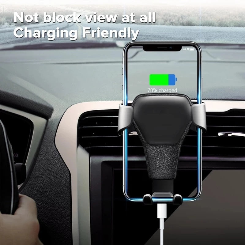 Gravity Car Holder For Smartphone Air Vent Clip Mount Mobile Stand / Free Shipping