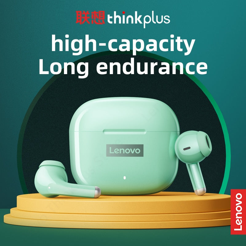 Lenovo LP40 Pro Bluetooth 5.1 Wireless Head/earphones , Microphone, Music TWS Headset / Buy 3 get 1 FREE / Enter Code ER57K3SYQ7EV / FREE Shipping