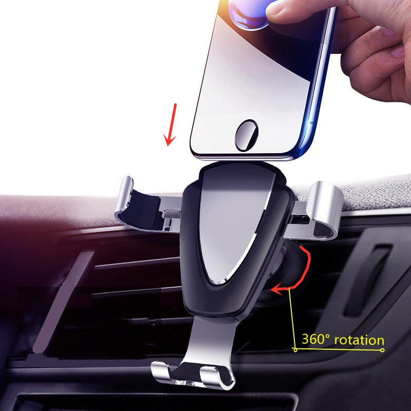 Gravity Car Holder For Smartphone Air Vent Clip Mount Mobile Stand / Free Shipping