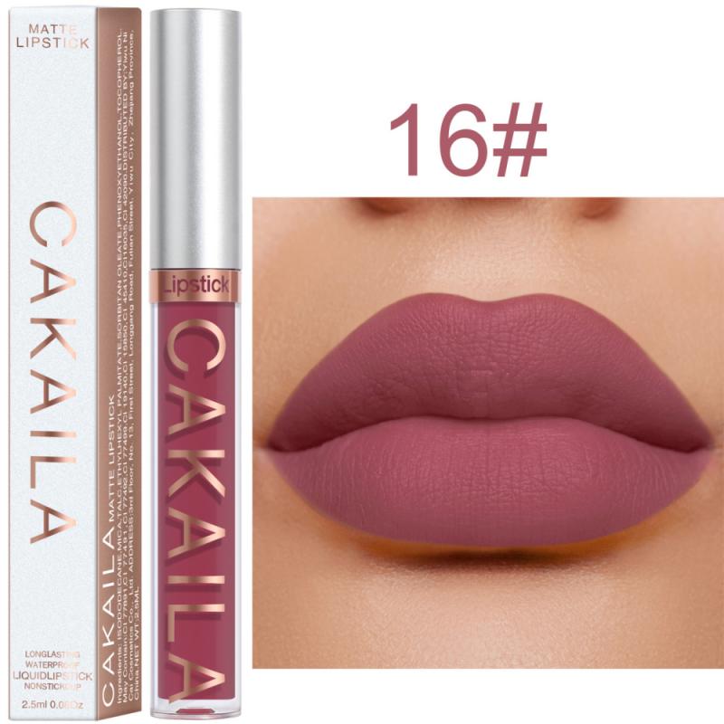 Lipstick Matte CAKAILA Velvet Lip Gloss 36 Colors Long-Lasting Waterproof / enter Code RT7CHPB8E3KX / Buy 10 get 4 FREE / FREE Shipping