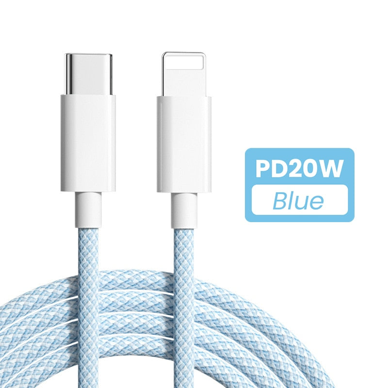 20W PD USB C Cable for iPhone 14 13 12 Pro Max Fast Charging/ Buy 4 get 1 FREE/ Enter Code WH4SE1NTD13K /Free Shipping