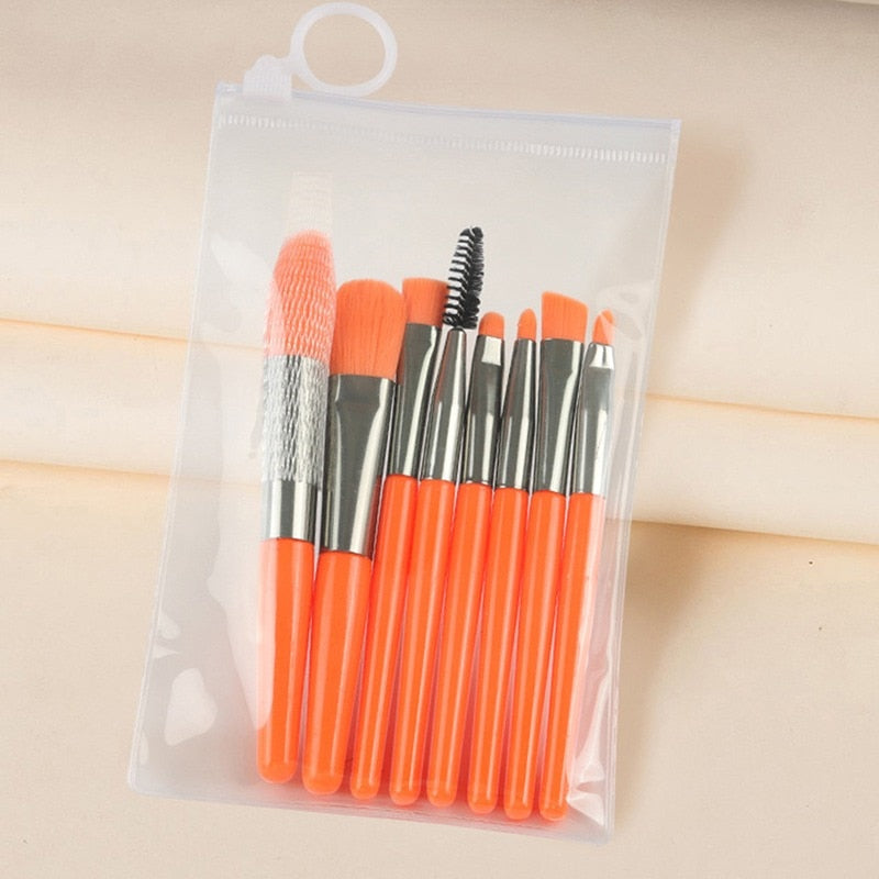 8/13Pcs Natural Makeup-Cosmetics Soft Fluffy Brushes / FREE Shipping
