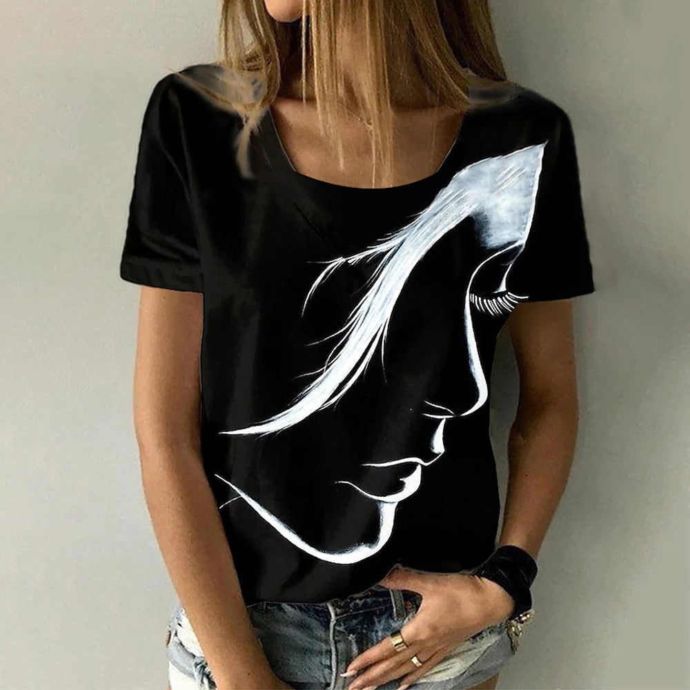 Ladies blouses beautiful floral / artistic designs comfortable top / enter Discount Code HAX0Y7AC7J18 BUY 4 get 1 FREE / FREE Shipping