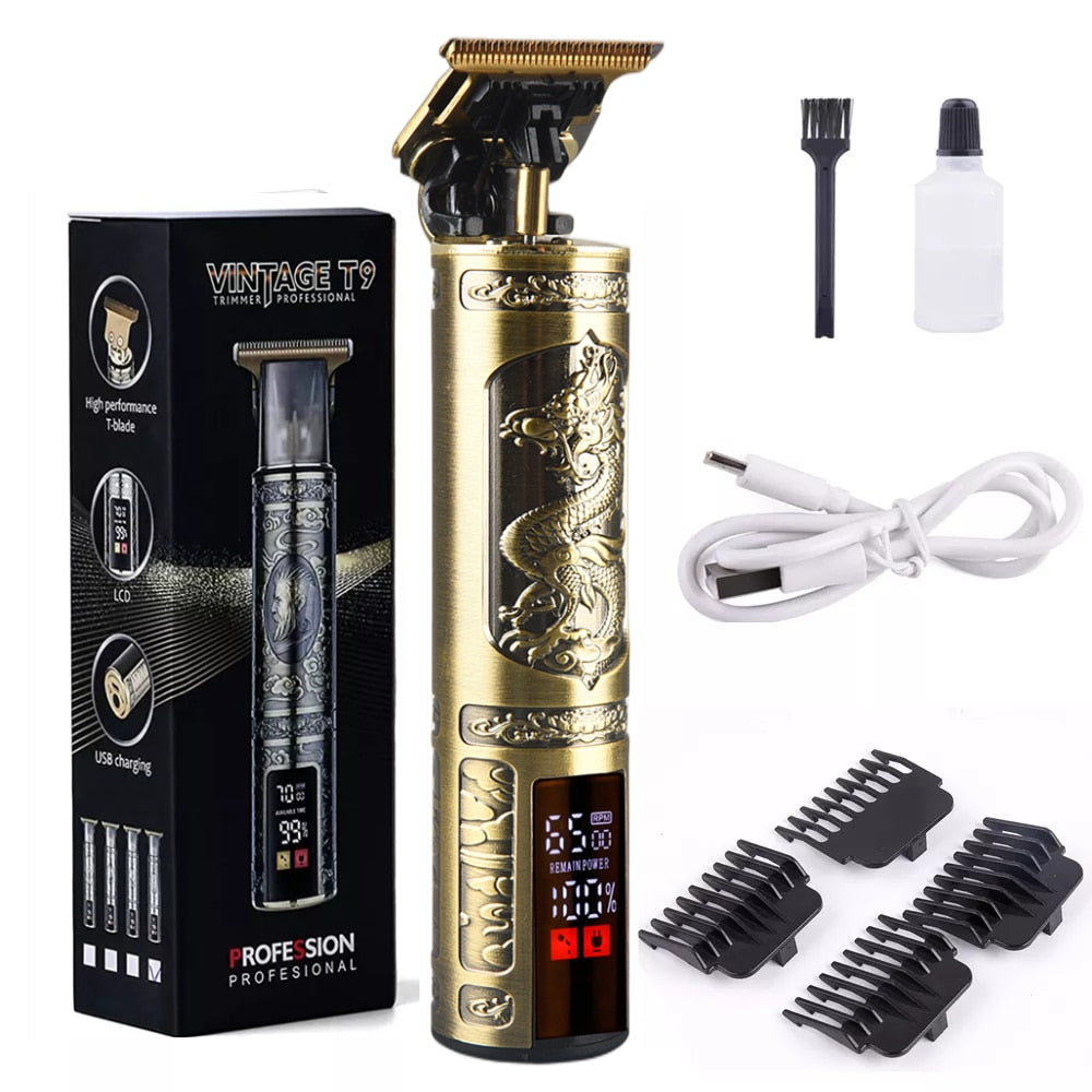 Barber Retro T9 Hair Trimmer for Men / Clipper great for Beards / FREE Shipping