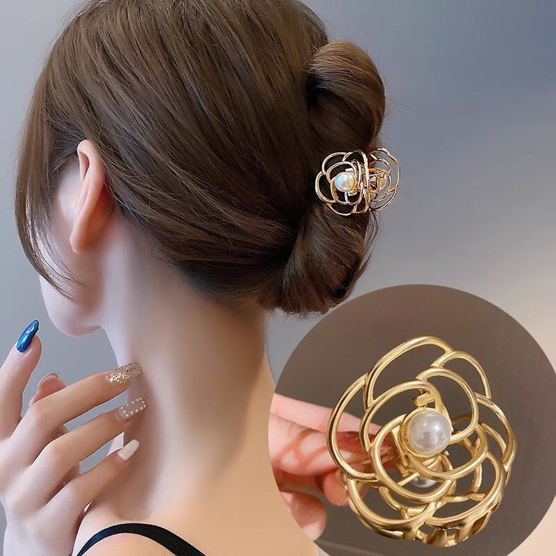 AWAYTR custom Rhinestone Metal Hair Claw Crab Clip / Free Shipping