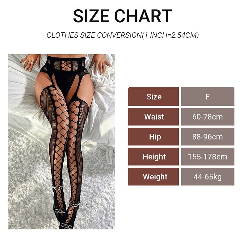 Ladies Black Sexy lingerie Stockings, Long Mesh Lace Stocking / enter Discount code KBZ3K64RJ07V Buy 4 get 1 FREE / FREE Shipping