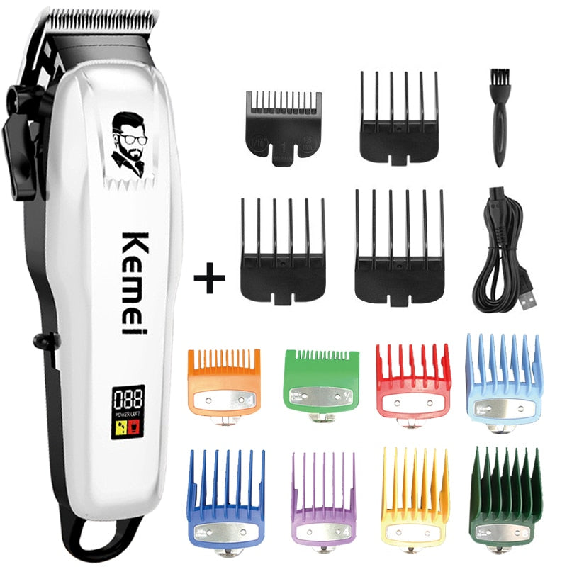 Kemei Professional Electric Hair Clipper / Cutting Wireless Trimmer , rechargeable / FREE Shipping