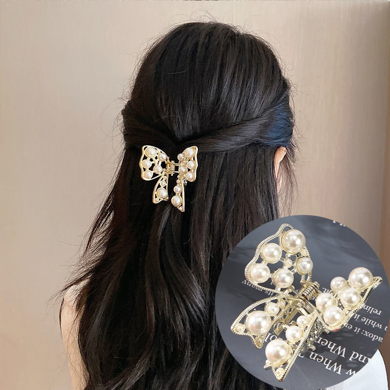 AWAYTR custom Rhinestone Metal Hair Claw Crab Clip / Free Shipping
